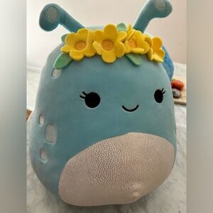 Original Squishmallows Natnat Blue and White Plush